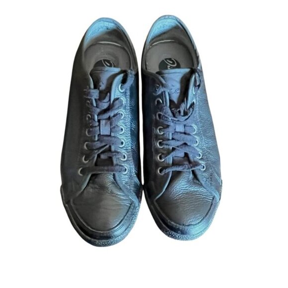 Diesel Industry Nostalgia Leather Sneakers Black US 9 Y2K - Picture 15 of 16